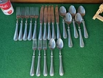 20 Pc. Williams-sonoma Stainless WSF15 Flatware. Fixed Price $275.00.