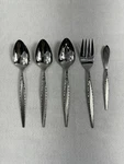 Oneida Community Line Stainless 5 Serving Flatware Tablespoon Fork Ladle Butter. Fixed Price $30.00.