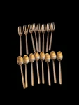 16PC Fortessa Arezzo 18/10 Copper Rosegold Cake Fork & Demitasse Spoons 5. Fixed Price $50.86.