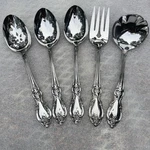 Oneida Stainless Flatware Louisiana - 5PC Serving Set. Fixed Price $35.00.