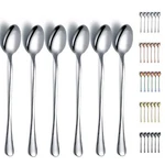 Kyraton Iced Tea Spoons 7.5IN Stainless Steel Long Handle Coffee Set 6PCS. Fixed Price $9.86.