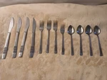 Imperial Iic Japan Stainless Steel Flatware- IMI56 Twelve Vintage Pieces. Fixed Price $24.88.