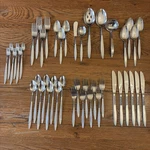 1967 Riviera Stainless Flatware Floral Pattern RIF7 Japan Vintage -44 Piece Lot. Fixed Price $59.97.