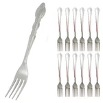 12 Dinner Forks Set Heavy Duty Stainless Steel Cutlery Table Flatware Utensils. Fixed Price $11.90.