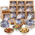 24 Sets Wedding Favors For Guests 3.4 Inch Small Ceramic Bowls Blue And White.... Fixed Price $82.11.