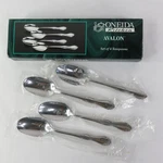 Oneida Kitchen Avalon OHS260 Lot Of 4 Teaspoons New In Box. Fixed Price $29.75.