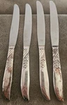 Wm Rogers Oneida Silverplate Wildwood Always 4 Butter Knives Knife. Fixed Price $16.00.