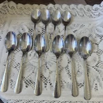 New Reed & Barton Heritage Mint Olde English Hammered 4 Teaspoons 6 Tablespoon. Fixed Price $44.99.