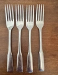 Oneida Set Of 4 Dinner Forks American Ballad Stainless Flatware Wm Rogers 7. Fixed Price $17.99.
