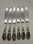 Ercuis Inox Stainless Flatware Dinner Knife Set Of (D6). Fixed Price $150.00.