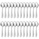 Unokit 24-PIECE Tea Spoons 6.7 Inch Silver Dinner Pieces,. Fixed Price $24.24.