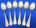 6 S8Y2 Leaves Sori Yanagi Martian Silverplated 18-8 Stainless Japan Teaspoons. Fixed Price $98.95.