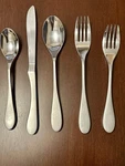 Knork Flatware 5 Pieces Teaspoon Soup Knife Salad & Dinner Forks. Fixed Price $13.50.