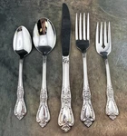 Oneida Louisiana 18/8 Stainless Steel 5PC. Place Setting (service For One). Fixed Price $28.95.