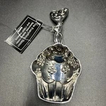 The Everything By Ganz - Spoonrest, Teabag Holder, & 1 Tbsp Measure Silver. Fixed Price $7.99.