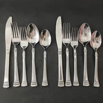 Hampton Silversmiths HSV131 Stainless Flatware 2 Place Settings. Fixed Price $16.30.