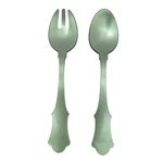 Sabre Paris Honorine Salad Servers Fork & Spoon 2 Piece Garden Green Acrylic. Fixed Price $29.95.