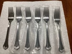 Lenox Alcott Salad Forks, Lot Of 6, New. Fixed Price $30.00.