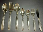 Choice Ralph Lauren Golden Equestrian Braid Stainless 1991 Japan/korea Flatware. Fixed Price $19.99.