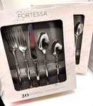 Fortessa Orson 18/10 Stainless Steel 40 Piece Flatware Set Service Silver. Fixed Price $199.00.