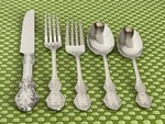 Reed & Barton Highgrove Stainless 18/10 Glossy Floral New Choice Flatware B140N. Fixed Price $9.85.
