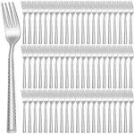 Minatee 100 Pieces Metal Forks Set Bulk 6.7 Inches Stainless Steel Dinner For.... Fixed Price $37.27.