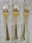Retroneu Century Replacement Salad Forks Goldplated Korea Flatware Lot Of 3. Fixed Price $11.41.