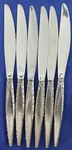 Set 6 Oneida Community Stainless Venetia Dinner Knives. Fixed Price $7.00.