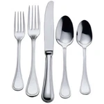 Couzon Perle 18/10 Stainless Steel 5PC. Place Setting (service For One). Fixed Price $98.00.