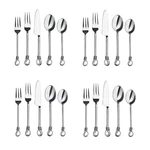 Gourmet Settings Twist 20PC. Stainless Steel Flatware (service For Four). Fixed Price $94.94.