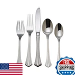 Reed & Barton 1800 5-PC Silver Flatware Place Setting Elegant Durable. Fixed Price $107.07.