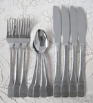 Rogers Insilco Fashion Stainless International Silverware Lot. Fixed Price $86.59.