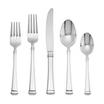 Mikasa Harmony 45-PIECE Silverware Set, 18/10 Stainless Steel. Fixed Price $164.49.