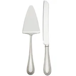 Reed & Barton Lyndon 18/10 Stainless Steel Flatware 2 Pc Dessert Serving Set. Fixed Price $19.97.
