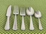 Mikasa Virtuoso Stainless Frosted 18/10 New Flatware Smart Choice B154N. Fixed Price $7.26.