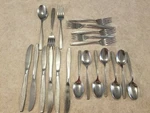 Rogers Cutlery Co Is Stainless Flatware INS185. 21 Pc Lot. A6. Fixed Price $30.00.