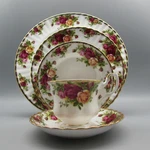 Royal Albert Bone China Old Country Roses Service For Four - 20PC Set. Fixed Price $299.99.