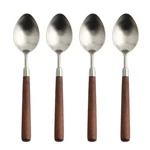 Ouliget Retro Wooden Handle Spoon,stainless Steel Serving 1, Silver. Fixed Price $26.89.