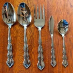 Oneida Mozart Deluxe Stainless Glossy Silverware Choice Flatware By The Piece. Fixed Price $13.49.