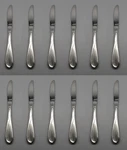 Oneida Stainless Flight Hollow Handle Dinner Knives - Set Of Twelve Usa Made. Fixed Price $29.97.
