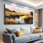 Zuitinghua Canvas Wall Art For Living Room Large 60"L X 30"W, Rivers. Fixed Price $104.97.