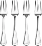 Mikasa Bravo 18/10 Stainless Steel Appetizer Fork, Set Of 4. Fixed Price $44.33.