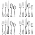 Wallace Hotel Luxe 18/10 Stainless Steel 20PC. Flatware Set (service For Four). Fixed Price $67.99.