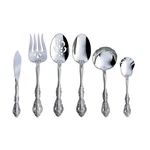 Oneida Michelangelo 6PC Serv Set (6) 6-PIECE, Silver. Fixed Price $65.89.