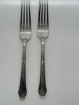2 Gorham Calais Dinner Forks Glossy Stainless 18/8 Korea Flatware. Fixed Price $72.22.