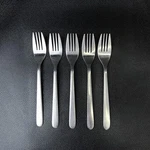 5 Ikea Fornuft Stainless Flatware Dinner Forks Lot Set Of. Fixed Price $6.39.