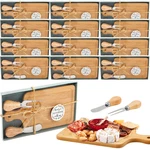 Ziliny 12 Set Bridal Baby Shower Cheese Prizes Wooden Square Board Gift. Fixed Price $98.26.