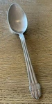 1 Place Oval Soup Spoon INS453 International Silver Stainless Satin Bands Tip. Fixed Price $10.99.