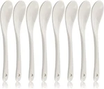 Rsvp International White Porcelain Egg Spoon 8 Piece 5.5". Fixed Price $8.00.
