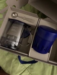 Teavana Perfectea Maker 16 Oz Blue Loose Leaf Tin + Spoon Set New. Fixed Price $40.00.